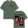 De La Rose Album Trendy Double Sided Print Tshirt Mens High Quality Oversized Tee Shirt Harajuku Casual Cozy T Shirt Streetwear