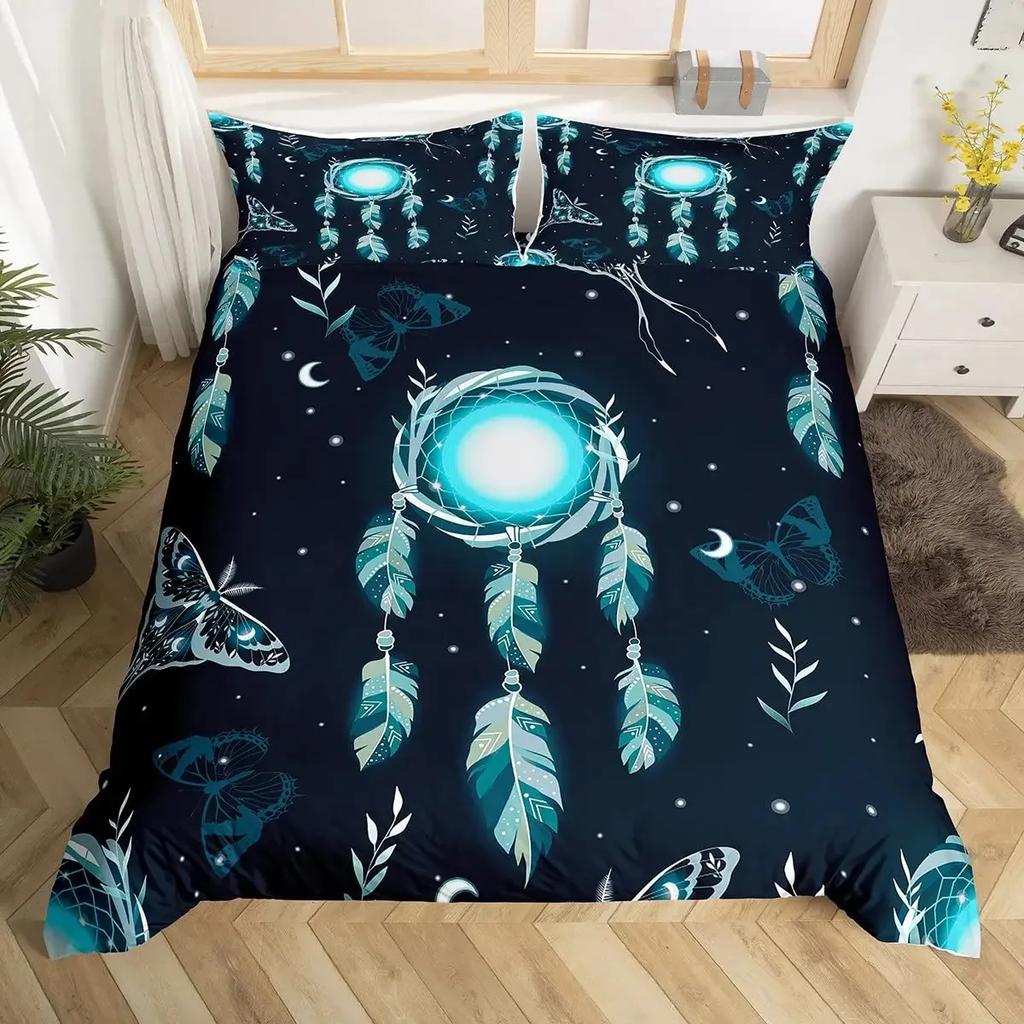 3D Символы Викинг Руны Набор Пододеяльников Комплекты Постельного Белья Полный Размер, Скандинавский Чехол для Одеяла Стиранный Чехол-Покрывало из Микрофибры