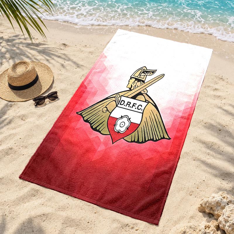 Doncaster Rovers Microfiber Beach Towel Quick Dry Sand Free Lightweight Beach Towels for Travel Swimming Camping