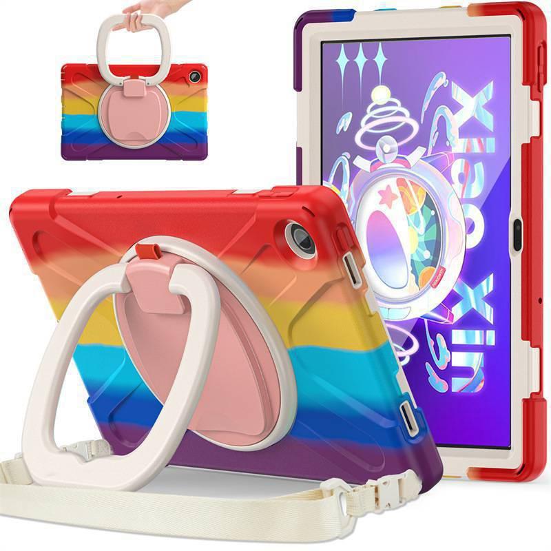 TPU Silicone Tablet Case Lenovo Tab M10 Plus 3rd Gen 10.6 Inch TB-125F TB-128F With Kickstand Multi-Functional Protective