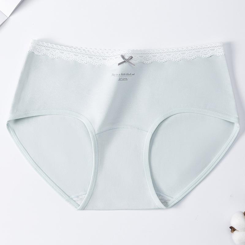 Women S Cotton High Waist Triangle Underwear 10a Antibacterial Full Cotton Gusset