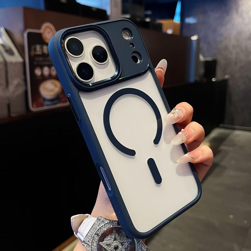 Подходит для Apple 17promax магнитный чехол для мобильного телефона iPhone16 золотой щит всесторонний противоударный 15 защитный чехол прозрачный с воздухом