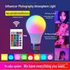 RGB Remote-Control Light Bulb with 16 Colors - Create Mood Lighting for Photos