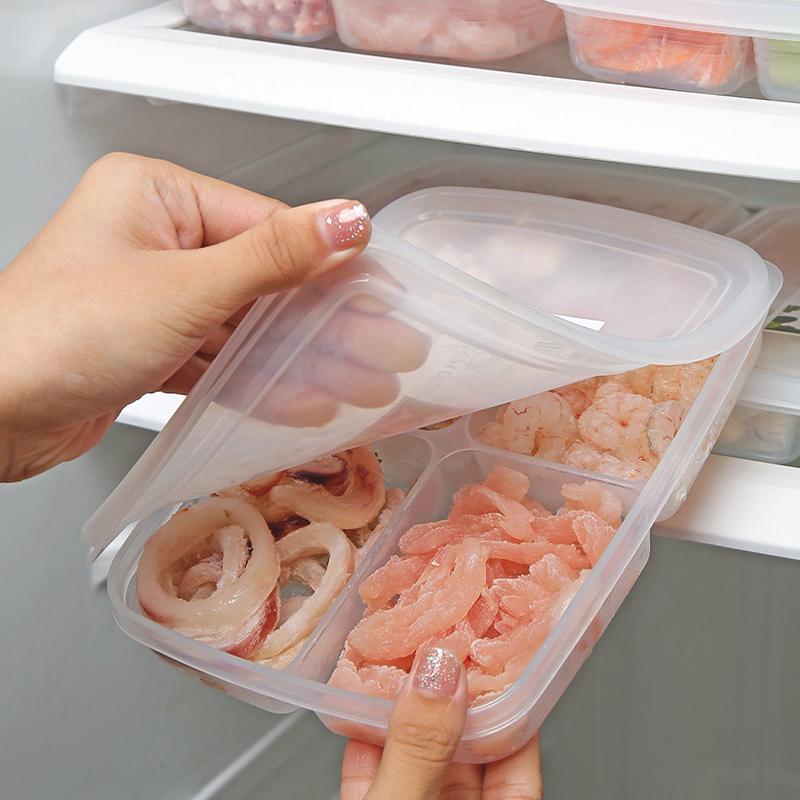 Коробка с отделениями, органайзер для холодильника, разделитель продуктов, ящик для хранения замороженных продуктов