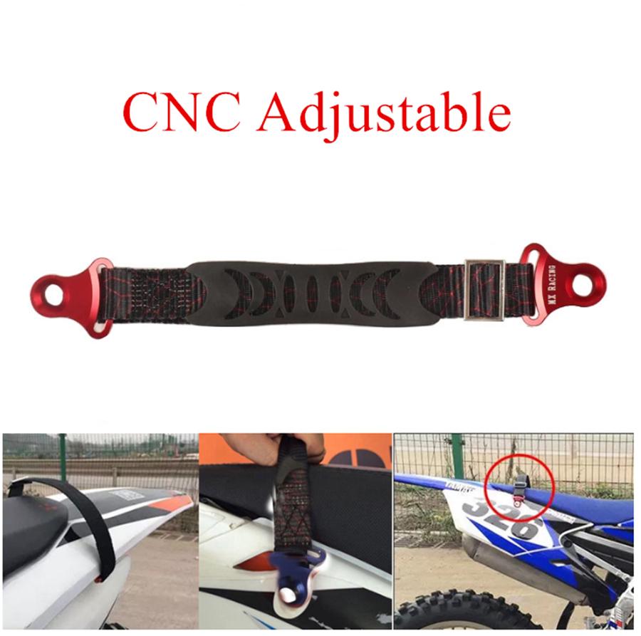 2X Adjustable Seat Rescue Pull Strap Sling Belt for HONDA KAWASAKI SUZUKI Dirt