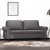 VidaXL 2-Seater Sofa Grey 140 Cm Faux Leather 359506