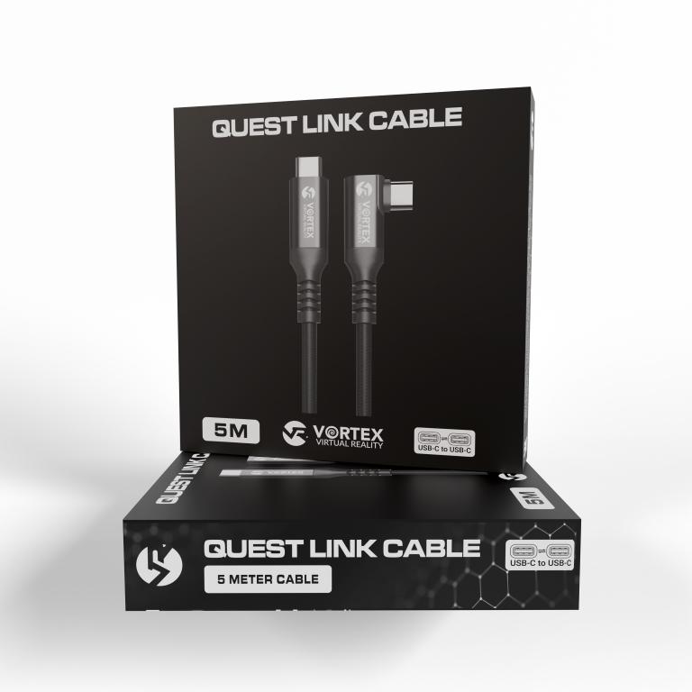 5m cable from VortexVR USB-C to Meta Quest Link | to Quest 3S Quest 3 Quest 2