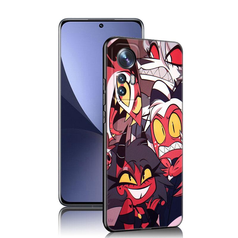 Аниме Helluva Boss Черный силиконовый чехол для телефона для Xiaomi Mi 9 SE 8 10 10T 11 12 13 Lite 9T 11T 12S 12T 13T 14 Pro 5G NE 11i 12X