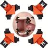 2/4pcs 90 Degree Angle Clamps Woodworking Corner Clip Angle Clip Fixer Photo Frame Clamp Tool Adjustable Installer Hand Tools