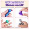 Новейшие игрушки для fidgeting для взрослых Тактильные силиконовые игрушки Вращающаяся игрушка-декомпрессор для кончиков пальцев Ограничение пальцев EDC Антистрессовая игрушка