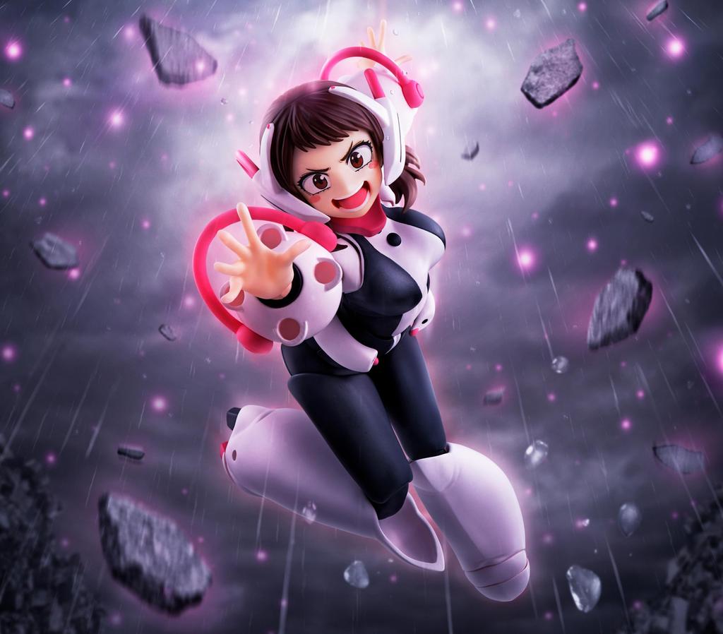 TAMASHII NATIONS My Hero Academia Ochaco approximately PVC ABS painted action figure S.H.Figuarts Uraraka, 130mm, &