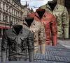 Мужская ретро-кожаная мотоциклетная куртка с эффектом старения 2025 года - Модная европейско-американская верхняя одежда из ПУ с инновационным дизайном