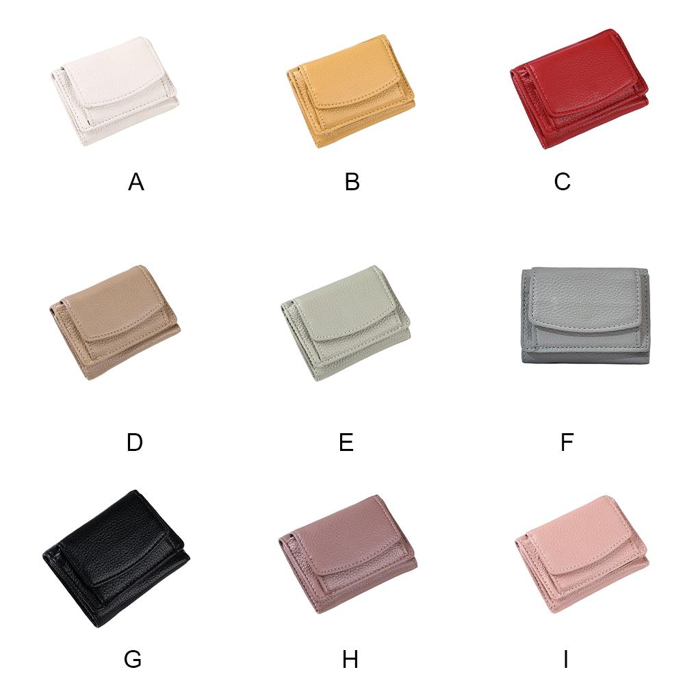 Портативный женский кожаный кошелек, простой дизайн, складная монетница, держатель для банковских карт для шопинга, сумка для переноски, подарок на день рождения