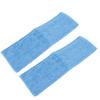 2Pcs 18in Flat Mop Cloth Bonded Fiber Mop Dual Use Mopping Pad with High Water Absorption