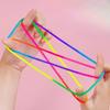 Children's Flower RopeStudent Rainbow Colored Rope Picking Flower RopeWeaving Flower Rope Toys