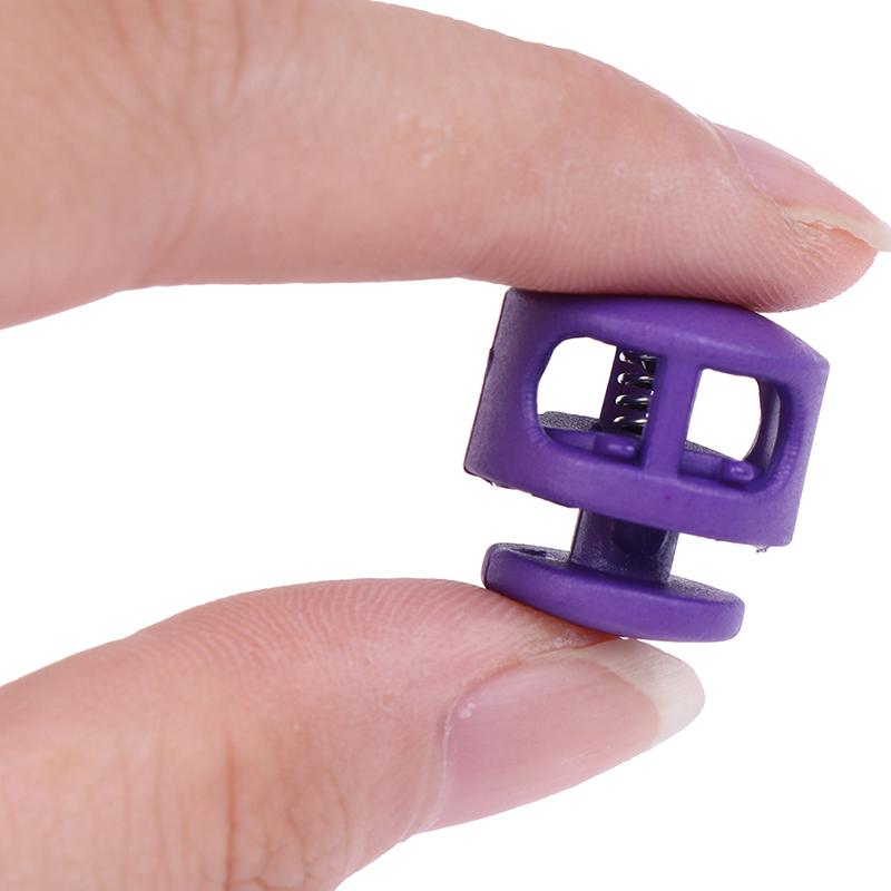 10Pcs Cord Lock Stopper Buckles Clamp Toggle Clip DIY Shoelace Bag Accessories