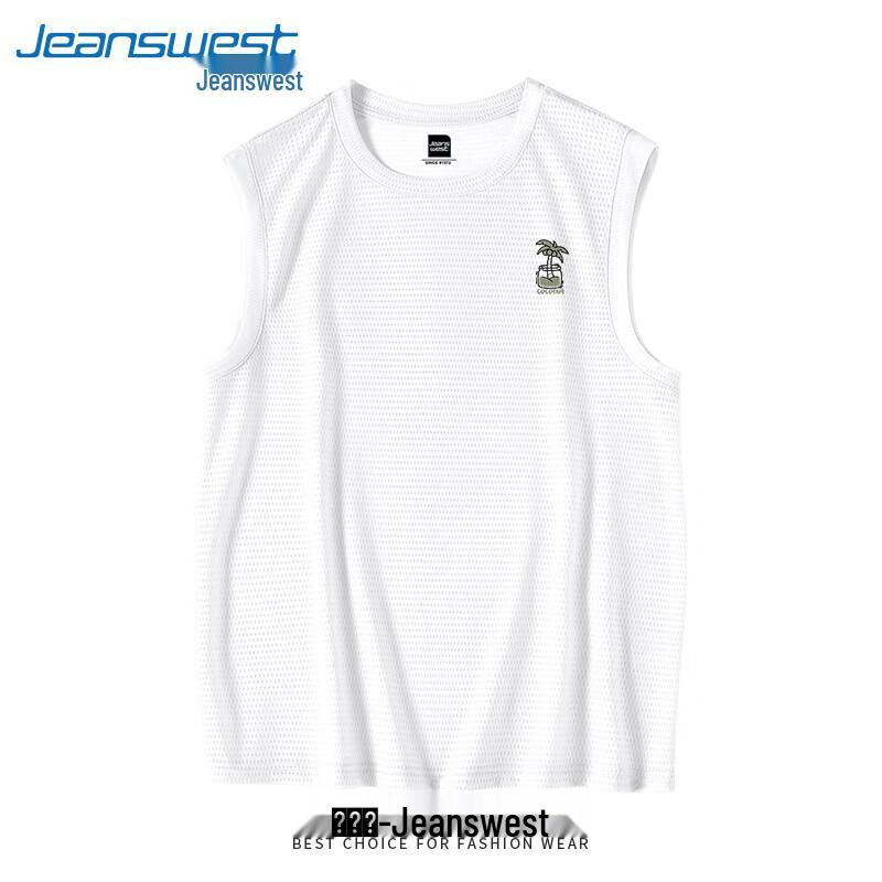 Мужская майка Jeanswest с сеткой из ледяного шелка, быстросохнущая