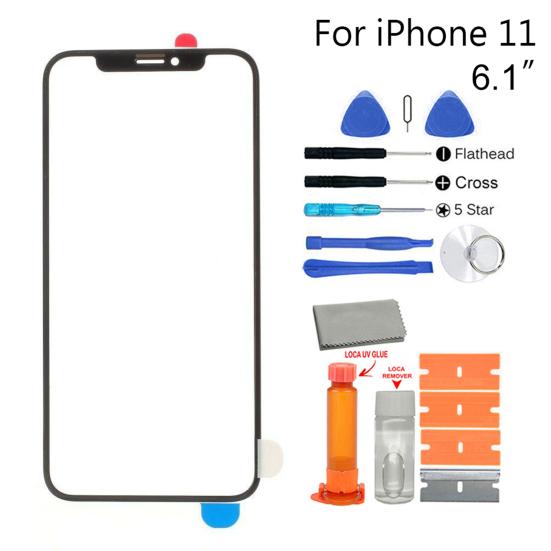 Комплект для замены переднего стекла сенсорного экрана для iPhone X/XR/XS/XS MAX/11/11 PRO