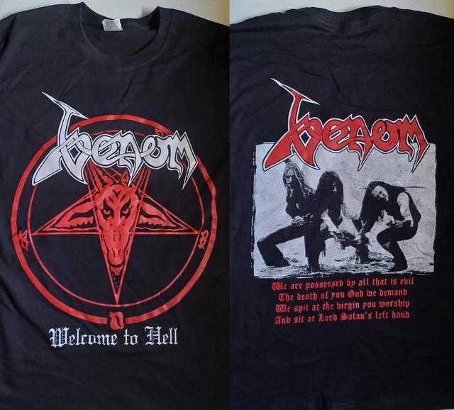 Добро пожаловать в ад Футболка с принтом Venom Band 2-сторонний Унисекс Все размеры