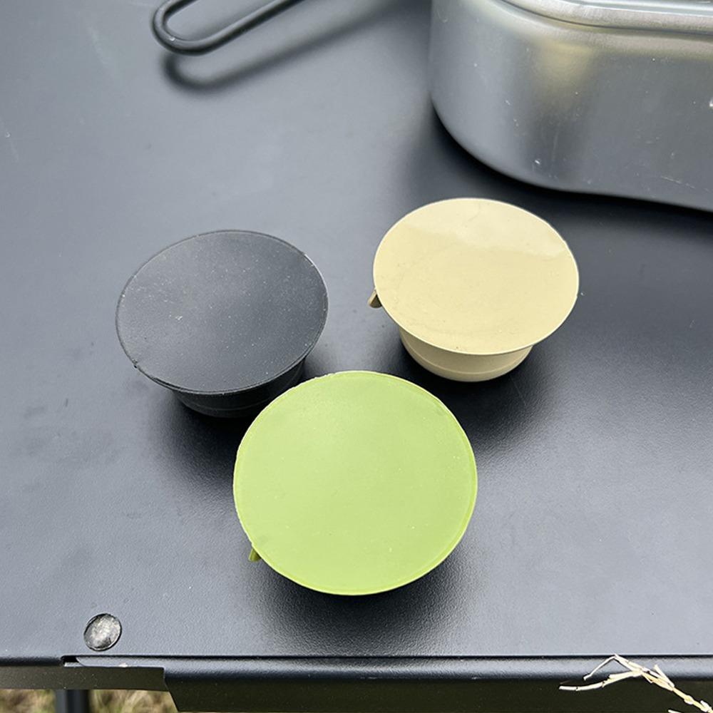 Non Slip Silicone Handle Anti Scald Suction Cup Knob Durable Lid Knob  Camping