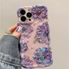 Чехол для телефона с ретро-масляной живописью для iPhone 13 14 15 16 ProMax 12 11, роскошный цветочный принт, противоударный силиконовый чехол, художественный декор