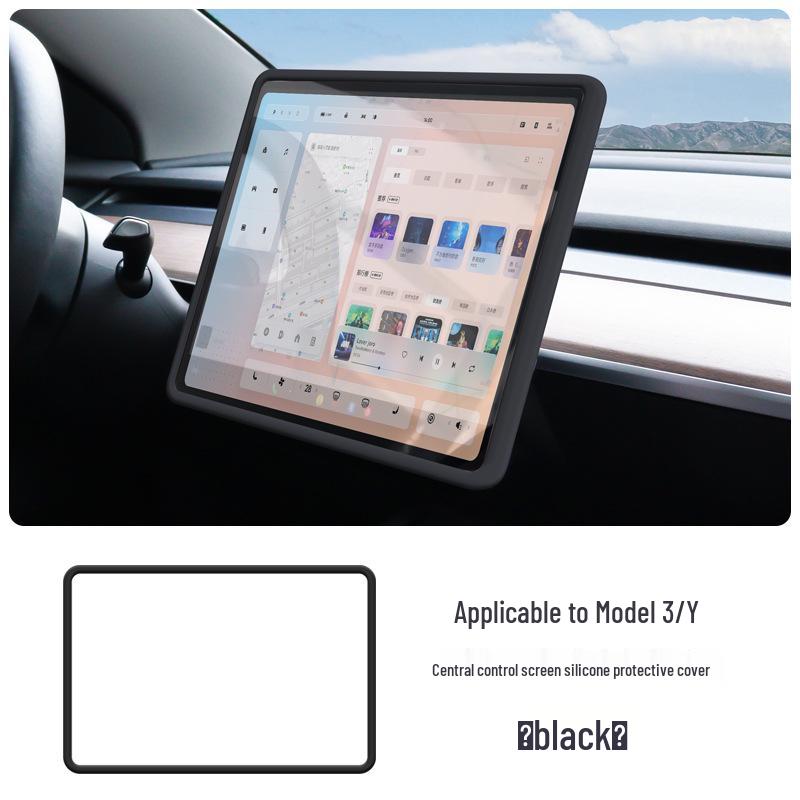 Silicone Screen Protector & Console Cover for Tesla Model 3/Y/YL