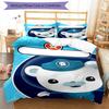 3pcs The Octonauts Bedding Set Duvet Cover Closure Includes 1 Duvet Cover & 2 Pillowcases, Soft and Comfortable for All Seasons.