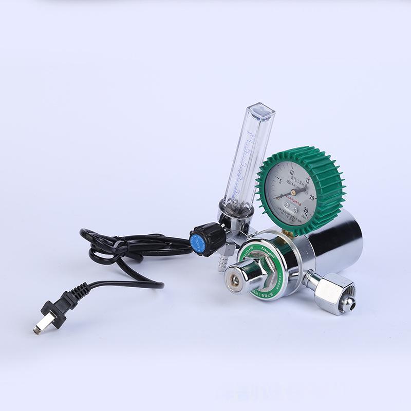 Редуктор давления для кислорода, ацетилена, пропана, аргона, CO2 с манометром в защитном кожухе