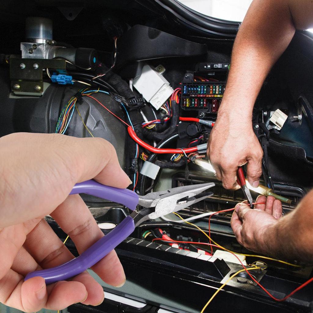 Миниатюрные остроносые плоскогубцы ручной работы, портативный пружинный небольшой инструмент для мастеров-любителей ювелирных изделий, сложных изделий из бисера