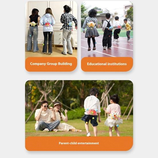 Outdoor Crazy Shaking Ball Game Toy Parent-Child Interaction Body Training Props Exercise Bounce Coordination Skills Outdoor Group Game