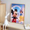 Disney Diamond Art Painting Kit Mickey Snow White Fairytale Castle Home Wall Decor Handmade Gift