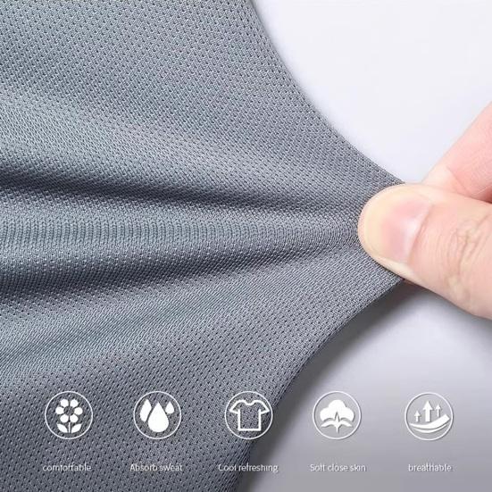 Комплект из 2 предметов: мужской спортивный костюм, круглый вырез, короткий рукав, футболка, эластичный пояс, шорты, быстросохнущая спортивная одежда