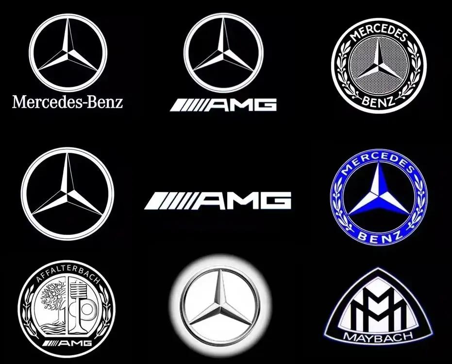 AABGU1 Car Door Welcome Light Projector Logo For Mercedes Benz B E C Class W205 AMG W176 W177 W212 W213 W246 W247 W166 M X166