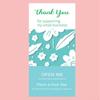 School Notebook Funny Stickers Flowers Thank You Decoration X019