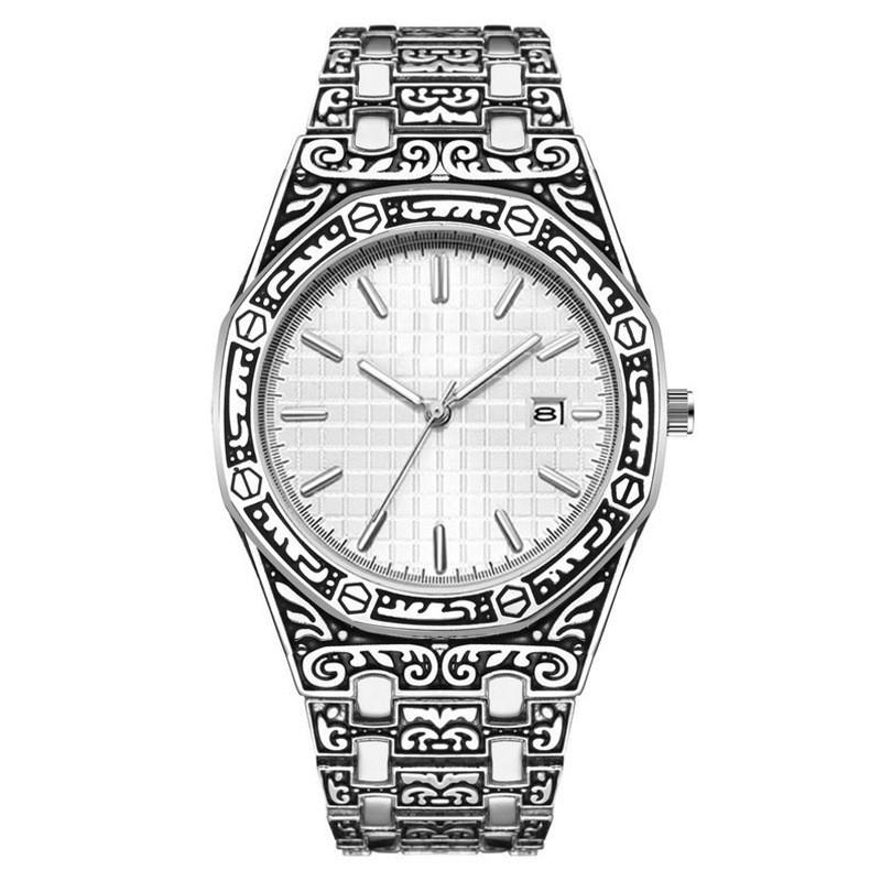 Men's Watch Octagonal Octagon Classic Fashion Personality Trend Quartz Watch