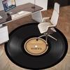 1 шт. Круглый коврик для стула Melodi Vinyl - Нескользящий, Напольный коврик для офиса, спальни, домашнего декора, Рождественский подарок p0811158