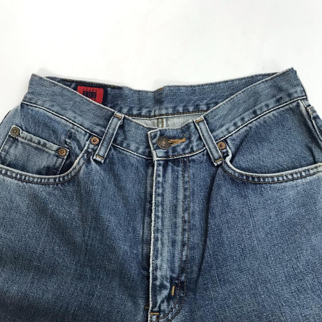 Made In Japan EDWIN 503 Denim Pants 28 Men S Inseam 75cm(USED)