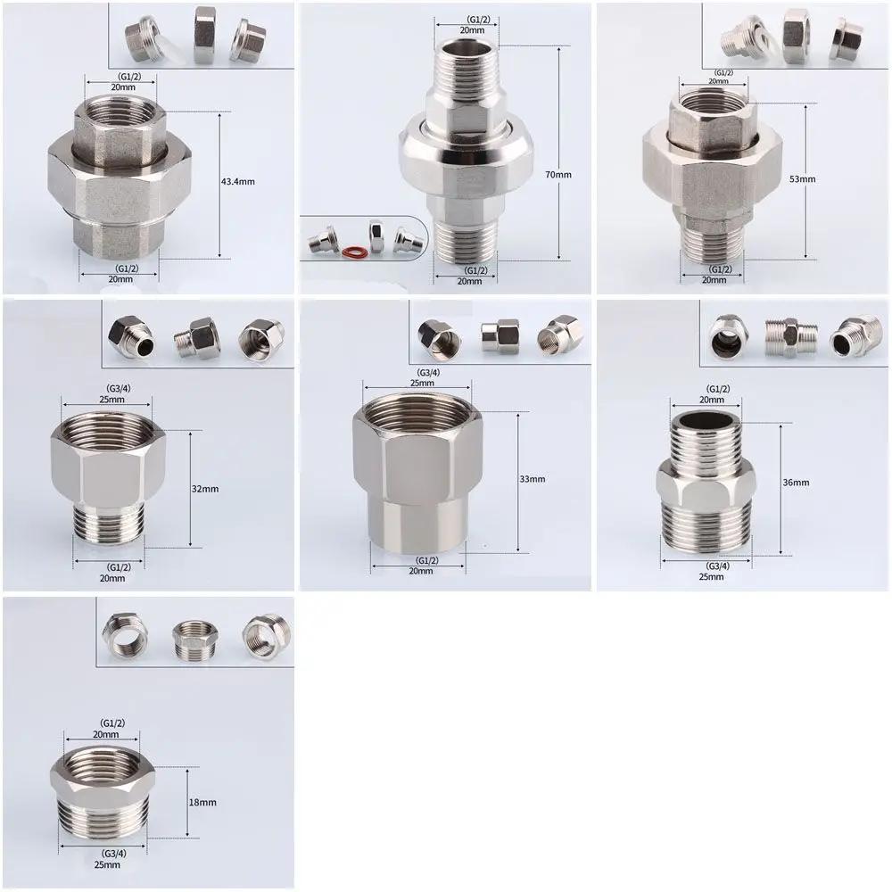 Нержавеющая сталь 201/304 Резьбовые сантехнические фитинги 1/2", 3/4" BSP (Редукция, Отвод, Тройник, Муфта, Стык встык) - 1/2" BSP Наружный-Внутренний