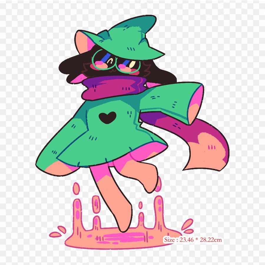 Deltarune ralsei gif deltarune видеоигры железные нашивки для одежды аппликации наклейки на одежду термочувствительный индивидуальный патч