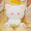 Emo Bear Plush Bear Doll Toy Cartoon Stuffed Animal Doll Fashion Black Cat Plush Toy  Home Decor