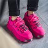 Трендовые розовые кроссовки на платформе мужские панк обувь маффин мужская европейский стиль дизайнерская обувь мужская уличная оригинальные мужские кеды для скейтборда