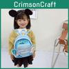 Love Cartoon Backpack Animal Kids Pu Book Bag With Impactresistant Fabric