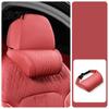Breathable Faux Leather Neck Rest Car Headrest Pillow, Memory Foam Ergonomic for Shoulder Gaming Chair Cushion Support, Universal Vehicle Seat