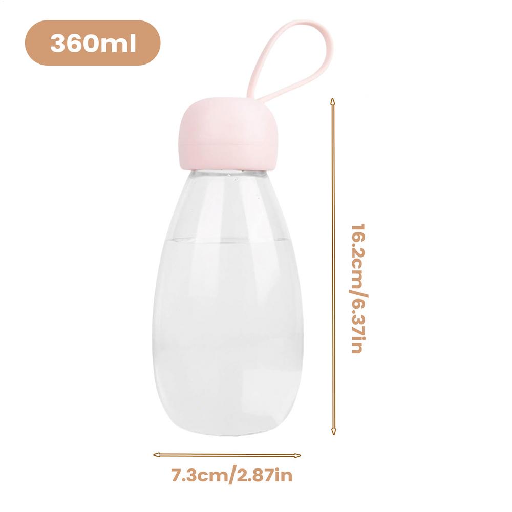 Детская школьная бутылка для воды 360 мл, непроливающаяся, многоразовая чашка, герметичные бутылки для воды, детские для девочек, мальчиков, на день рождения, для путешествий, на обед, для дома
