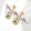 Европа и США INS популярные товары для электронной коммерции holiday style серьги-звезды и кокосовые пальмы с вырезами