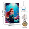 Full Round Diamond Painting The Mermaid On The Stone Art Rhinestone Picture Mosaic DIY 5D Cross Stitch Embroidery Home Decoration