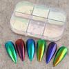 Nail Mirror Powder Shiny Ice Penetration Lightweight Sparkly Aurora Nail Glitter Powders