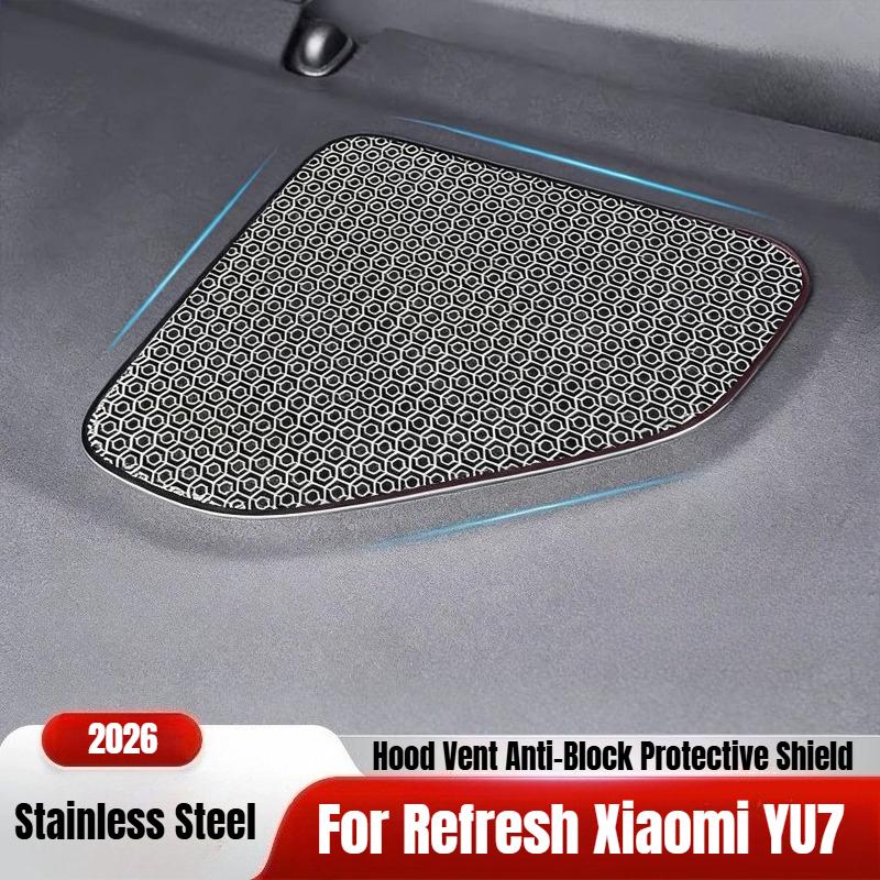 For Xiaomi YU7 Refresh Hood Vent Anti-Block Protective Shield Engine Cover Air Inlet Protector Car Interior Exterior Accessories