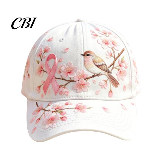 Women Baseball Hat with Rhinestone Bow, Embroidered Bees Butterflies Pattern Sun Casual Outdoor Hat, Adjustable Metal Buckle Sport for All-Season Wear