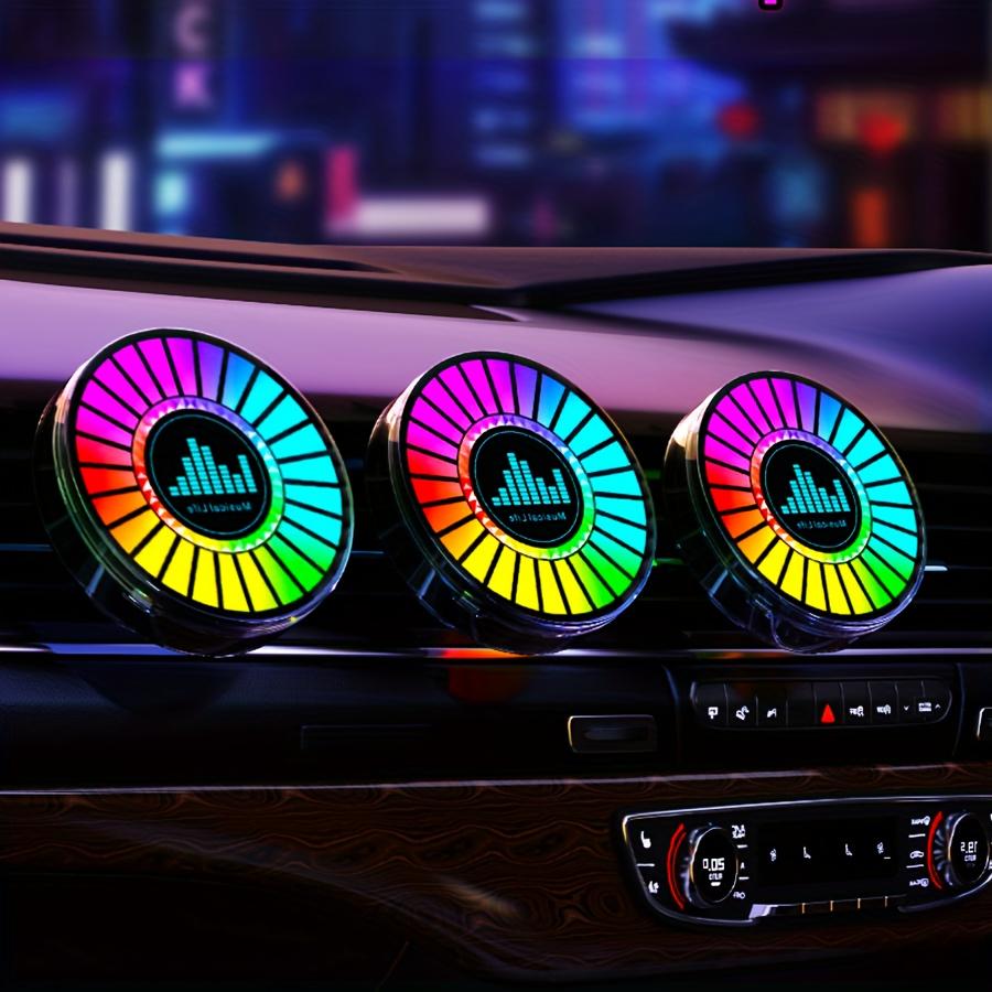 Умный автомобильный освежитель воздуха RGB LED - управление через приложение Music Sync 256 цветов Натуральный ароматический диффузор с функцией автоматического выключения